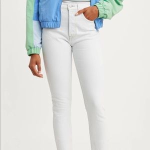 Levi’s 501 White Skinny Jeans